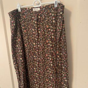 Christopher and Banks Long skirt; size 16